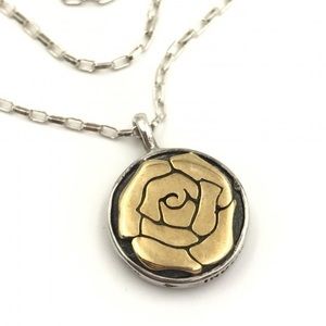 Silpada Rose Pendant Necklace